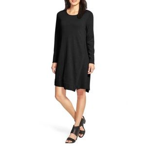 Eileen Fisher Jewel Neck Sweater Dress